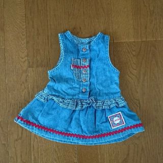 リーバイス(Levi's)のLevi's リーバイス 女の子 デニム ワンピース 80(ワンピース)