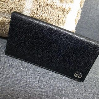 グッチ(Gucci)の正規品☆グッチ　札入れ　黒　プチマーモント　メンズ　バッグ　財布　小物(その他)