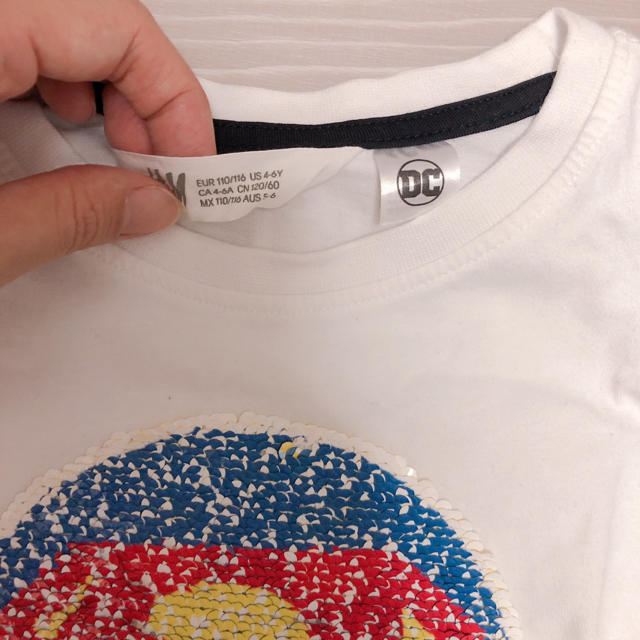 H&M(エイチアンドエム)の値下 Tシャツ 2枚 セット 110cm くらい キッズ/ベビー/マタニティのキッズ服男の子用(90cm~)(Tシャツ/カットソー)の商品写真