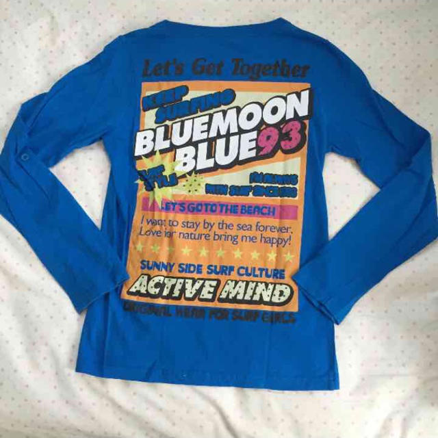 BLUE MOON BLUE(ブルームーンブルー)のBLUE MOON BLUEＴシャツ レディースのトップス(Tシャツ(長袖/七分))の商品写真