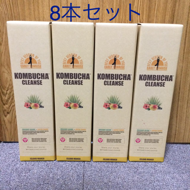 chacha様専用です！KOMBUCHACLEANSE コンブチャクレンズ 8本 コスメ/美容のダイエット(ダイエット食品)の商品写真