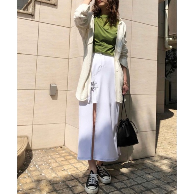 Ameri VINTAGE(アメリヴィンテージ)の【新品タグ付き】SLIT SKIRT LAYERED PANTS レディースのパンツ(その他)の商品写真