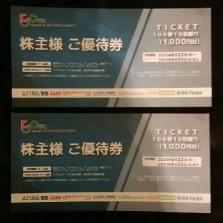 共和コーポレーション　株主優待(遊園地/テーマパーク)