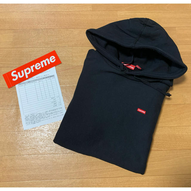 Supreme Small Box Hooded SweatShirt 黒 M