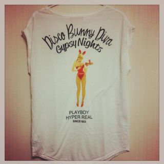 マウジー(moussy)のPLAYBOY Tシャツ(Tシャツ(半袖/袖なし))