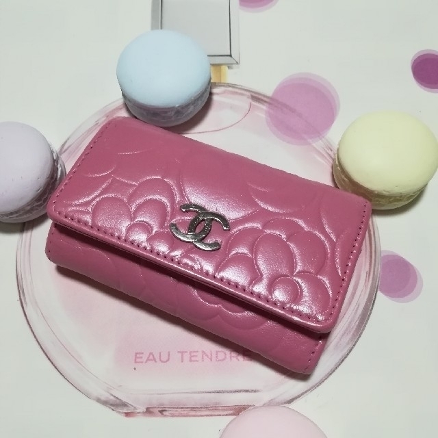 専用ページです♡♡♡CHANELカメリアキーケース♥️PINK