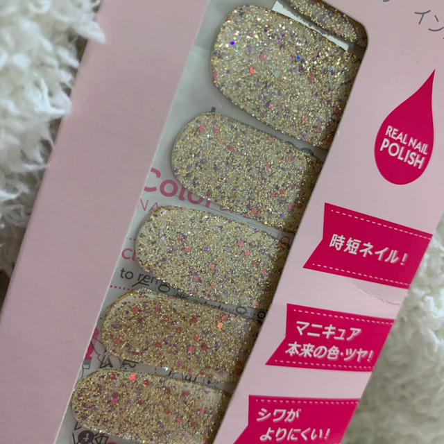 HA様　INCOCO インココ　ネイル　マニキュア　貼るだけマニキュア　キラキラ コスメ/美容のネイル(ネイル用品)の商品写真