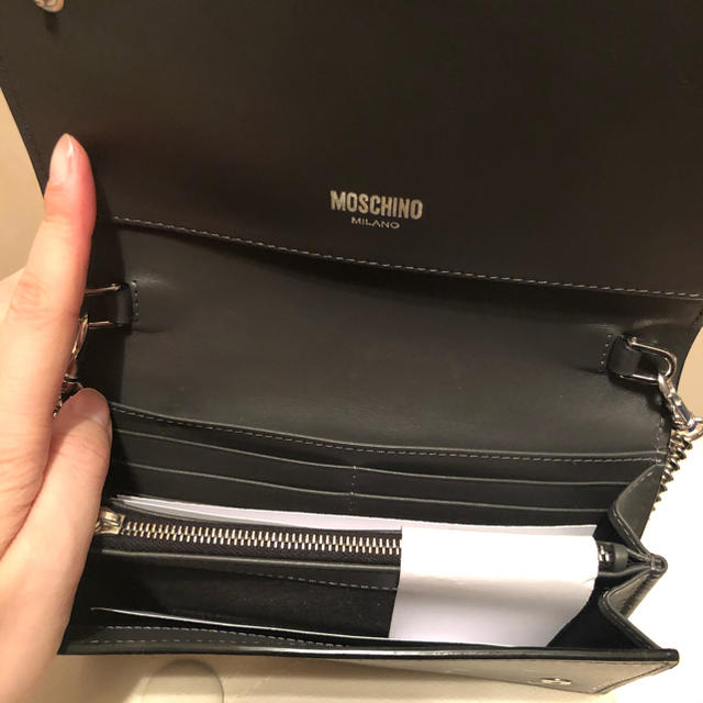 MOSCHINO ウォレットチェーンバッグ モスキーノ ウォレットショルダー