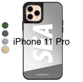 シー(SEA)のiPhone 11 Pro ケース　正規品　シルバー　(iPhoneケース)