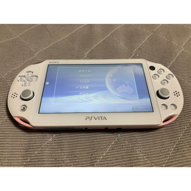 ゲームソフト/ゲーム機本体専用出品　vita ライトピンク　比較的良品　送料無料　②