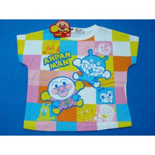 アンパンマン(アンパンマン)のまぁちゃん 様専用　アンパンマン　95cm　カラフルブロック半袖Tシャツ　(Tシャツ/カットソー)