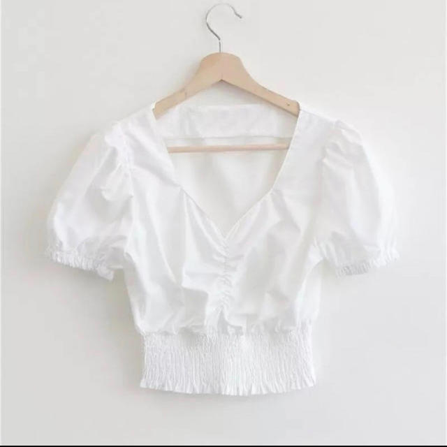SNIDEL(スナイデル)のdesir♡puff sleeve blouse レディースのトップス(シャツ/ブラウス(半袖/袖なし))の商品写真