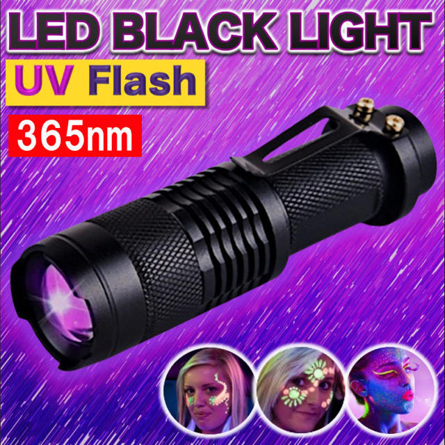 ブラックライト レジン硬化 LED ライト 365nm 紫外線 UV 小型 bluke.com.br