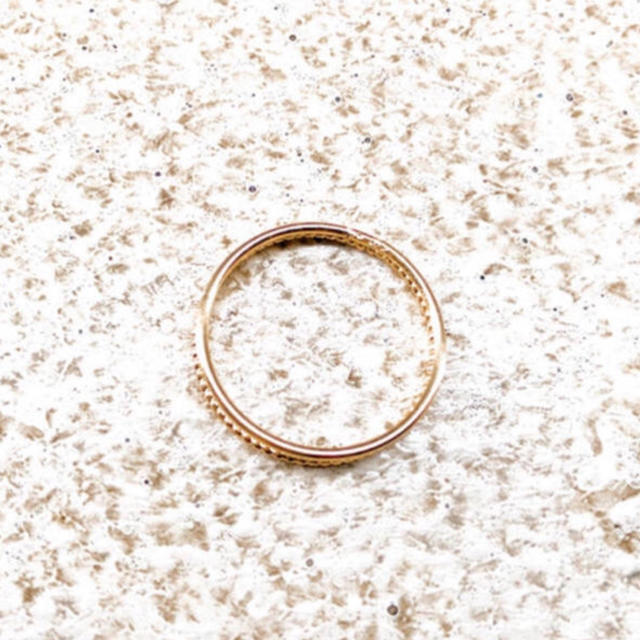 Ameri VINTAGE(アメリヴィンテージ)のfull moon ring* フルムーンリング ハンドメイドのアクセサリー(リング)の商品写真