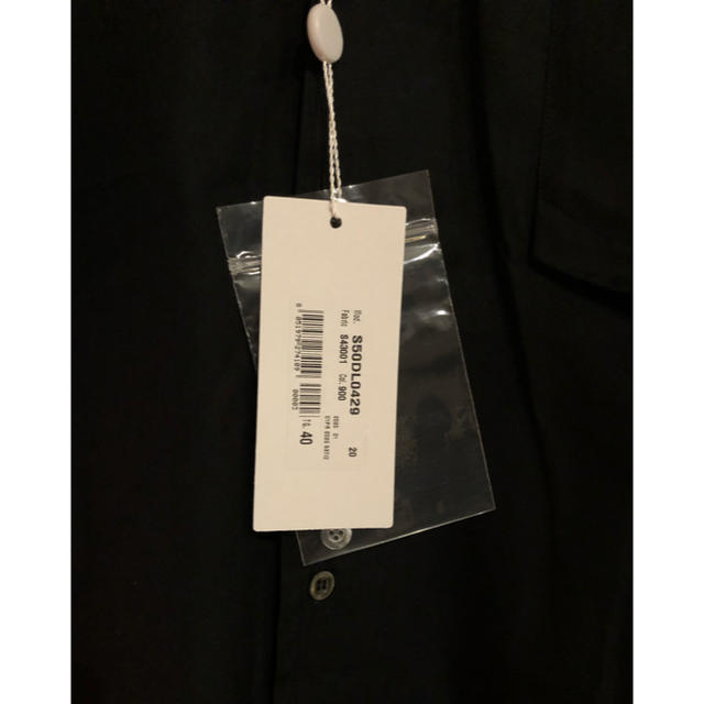 Maison Martin Margiela(マルタンマルジェラ)の20SS メゾン マルジェラ オーバーサイズ 半袖 シャツ ブラック 黒 40 メンズのトップス(シャツ)の商品写真