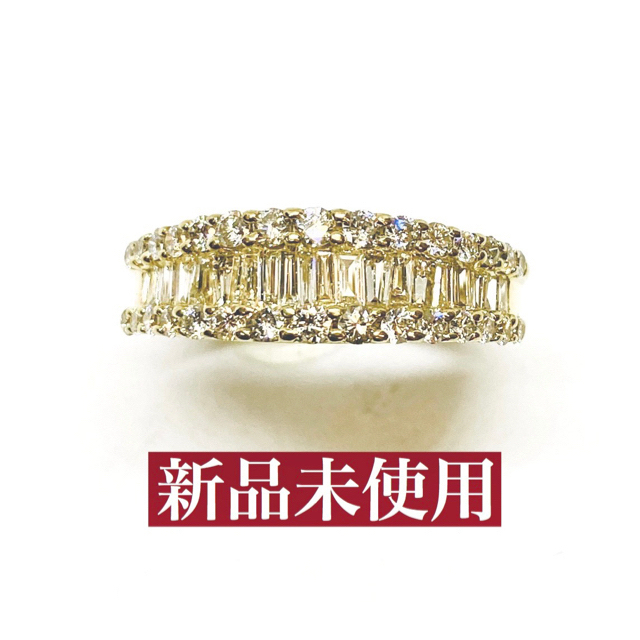 【新品】 高品質  K18  1.0ct  ダイヤモンド  リング レディースのアクセサリー(リング(指輪))の商品写真