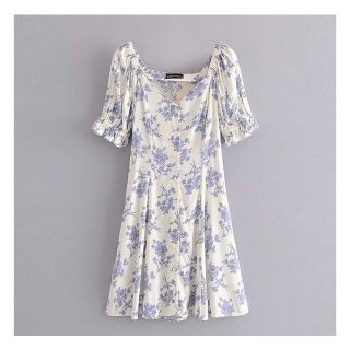 ザラ(ZARA)の1841＊S/S 花柄 ワンピース(ひざ丈ワンピース)