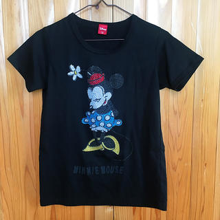 Disney - ミニー Tシャツ ラインストーン ディズニーの通販｜ラクマ