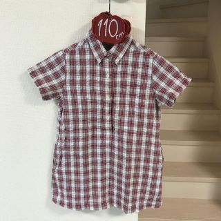 ユニクロ(UNIQLO)のユニクロ　110㎝　チェック柄ワンピース(ワンピース)