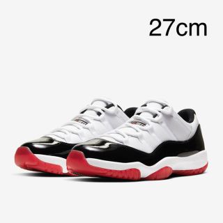 ナイキ(NIKE)のjordan11 ジョーダン11 JORDAN11 LOW "GYM RED"(スニーカー)