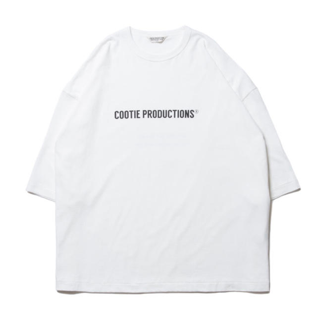 COOTIE(クーティー)の新品 COOTIE オーバーサイズ Tシャツ M ホワイト メンズのトップス(Tシャツ/カットソー(半袖/袖なし))の商品写真