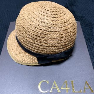 カシラ(CA4LA)のCA4LA【即納】キャスケット 麦わら帽子 キャップ キャメルベージュ カシラ (麦わら帽子/ストローハット)