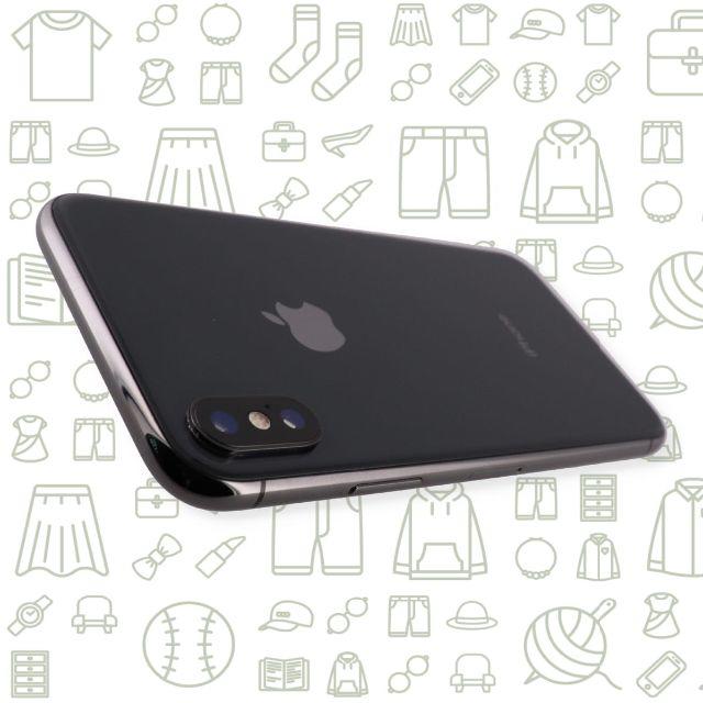 iPhone(アイフォーン)の【C】iPhoneX/64/au スマホ/家電/カメラのスマートフォン/携帯電話(スマートフォン本体)の商品写真