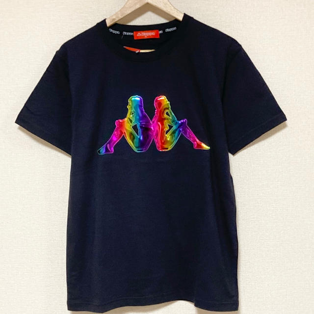 Kappa(カッパ)の各サイズ１枚のみ！【綿100%】KAPPA レインボーロゴTシャツ♪ メンズのトップス(Tシャツ/カットソー(半袖/袖なし))の商品写真