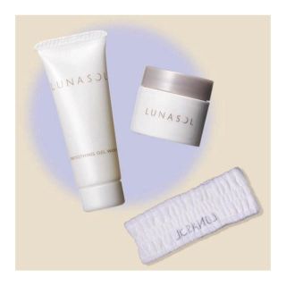 ルナソル(LUNASOL)の美的　付録　ルナソル　ジェル洗顔料&バームファンデーション&ヘアターバン(洗顔料)