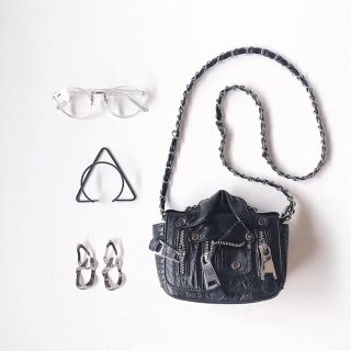 値下げ　ライダース　レザー　ショルダー　バッグ　バック(ショルダーバッグ)