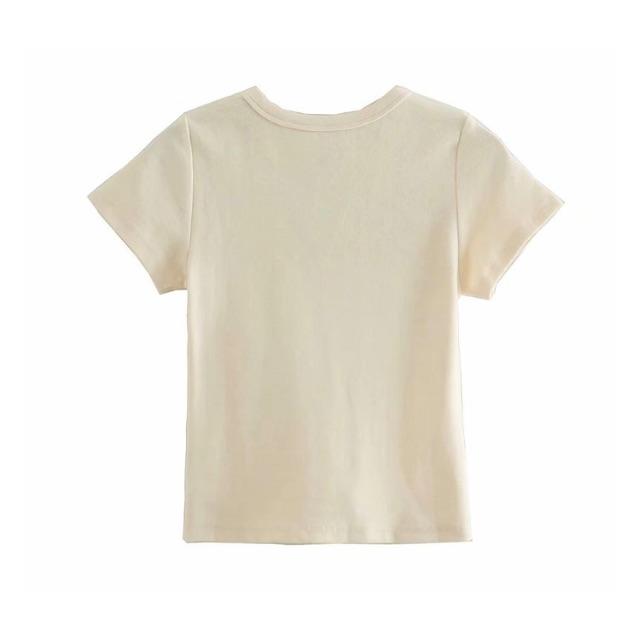 ZARA(ザラ)の1844＊S/S ロゴ プリント Tシャツ レディースのトップス(Tシャツ(半袖/袖なし))の商品写真