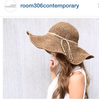 シールームリン(SeaRoomlynn)のroom 306 beach hat(麦わら帽子/ストローハット)