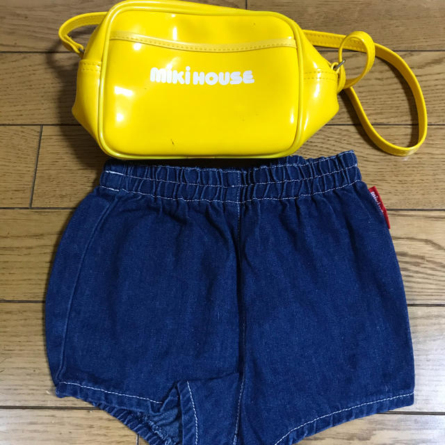 mikihouse(ミキハウス)のゆき様専用ミキハウス❤︎パンツとバック キッズ/ベビー/マタニティのキッズ服男の子用(90cm~)(パンツ/スパッツ)の商品写真