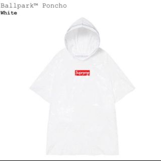 シュプリーム(Supreme)の新品未開封　シュプリーム ボールパーク ポンチョ ホワイト 2020SS(ポンチョ)