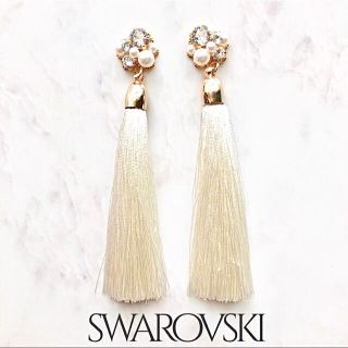 アドリアナ様専用♡スワロフスキービッグタッセルピアス✨(ピアス)