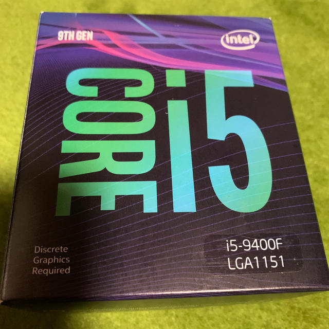 生まれのブランドで Intel 9400F i5 Core PCパーツ