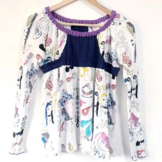 ツモリチサト(TSUMORI CHISATO)の可愛い柄(๑˃̵ᴗ˂̵)✨‼️コットン100%❤️TSUMORI CHISATO(シャツ/ブラウス(長袖/七分))