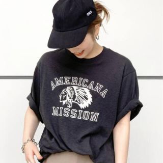 アパルトモンドゥーズィエムクラス(L'Appartement DEUXIEME CLASSE)のAP STUDIO AMERICANA アメリカーナ インディアン Tシャツ(Tシャツ(半袖/袖なし))