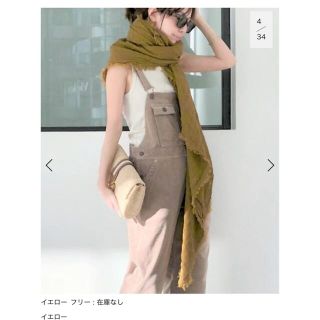 アパルトモンドゥーズィエムクラス(L'Appartement DEUXIEME CLASSE)の本日のみ出品‼️【MAISON DE VACANCES】 Linen Stole(マフラー/ショール)