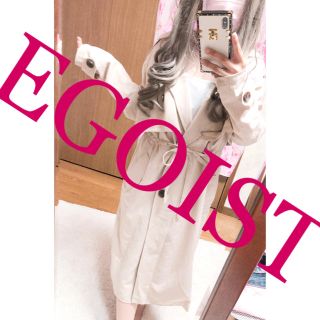 エゴイスト(EGOIST)の2196.EGOIST 春秋 トレンチコート 薄手 ベージュ 1(トレンチコート)