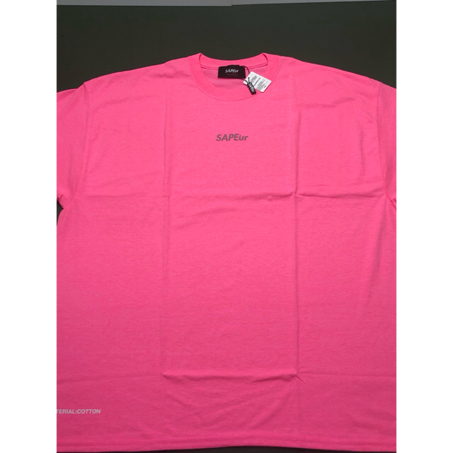 SAPEur COLOR-LOGO NEONPINK T-shirt メンズのトップス(Tシャツ/カットソー(半袖/袖なし))の商品写真