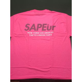 SAPEur COLOR-LOGO NEONPINK T-shirt(Tシャツ/カットソー(半袖/袖なし))