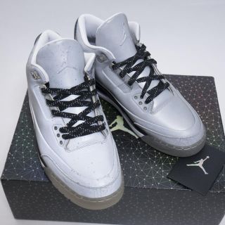 ナイキ(NIKE)の訳有り 新品 NIKE AIR JORDAN 5lab3 シルバー リフレクター(スニーカー)