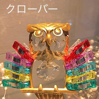 人気❣️正規品　クローバー　仮止めクリップミニ10個(その他)