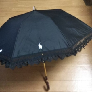 ポロラルフローレン(POLO RALPH LAUREN)のポロラルフローレン日傘 ブラック(傘)