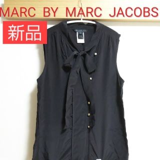 マークバイマークジェイコブス(MARC BY MARC JACOBS)の間もなく出品削除☆最終値下  ☆新品☆ノースリーブボウタイブラウス(シャツ/ブラウス(半袖/袖なし))