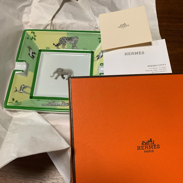 Hermes(エルメス)のエルメス　灰皿 エンタメ/ホビーの美術品/アンティーク(陶芸)の商品写真