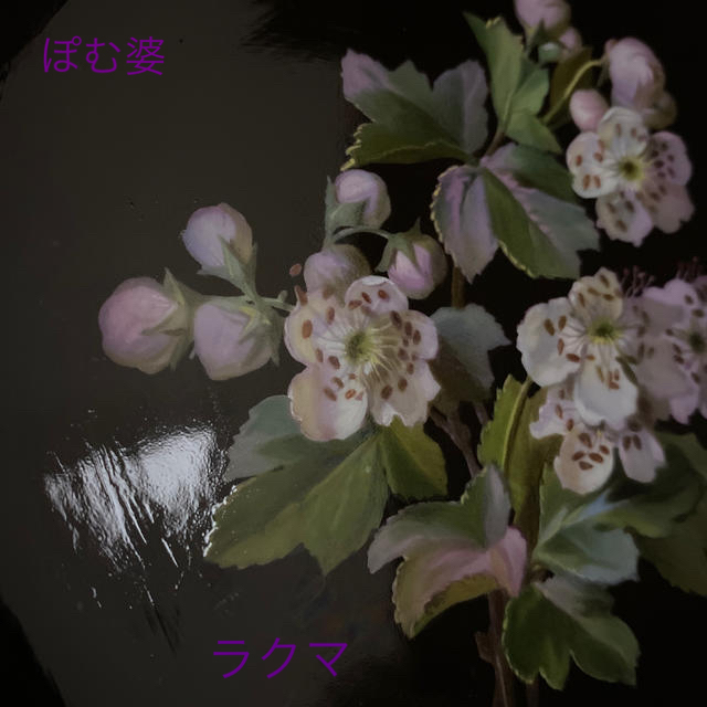 MEISSEN - ★追加画像　【オールドマイセン】ブラウンスドルフ／フルコバルトに浮かび上がる花