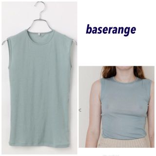 baserange♡タグ付！PUIG COTTON GAZEノースリーブトップス