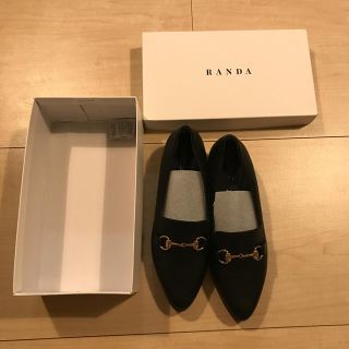 ランダ(RANDA)の新品未使用 ストレスフリー ビットローファー RANDA(ローファー/革靴)